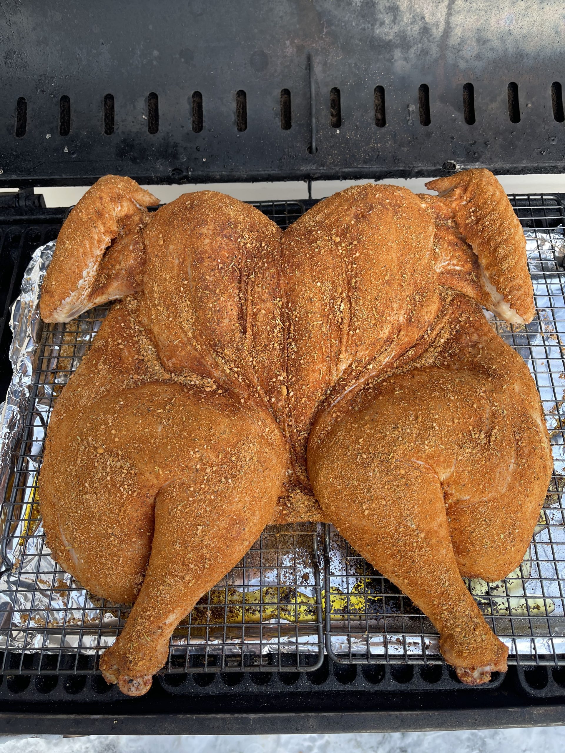 Uncle Hemmy’s Smoked Buttermilk Brined Turkey featuring Motley Que’s Wild Game Fixx